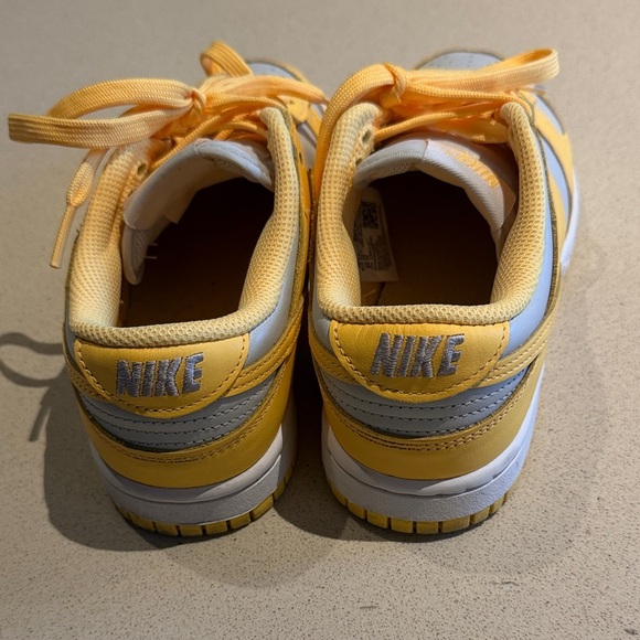 Nike Kids Bright Yellow and Light Gray Sneakers - Picture 5 of 6